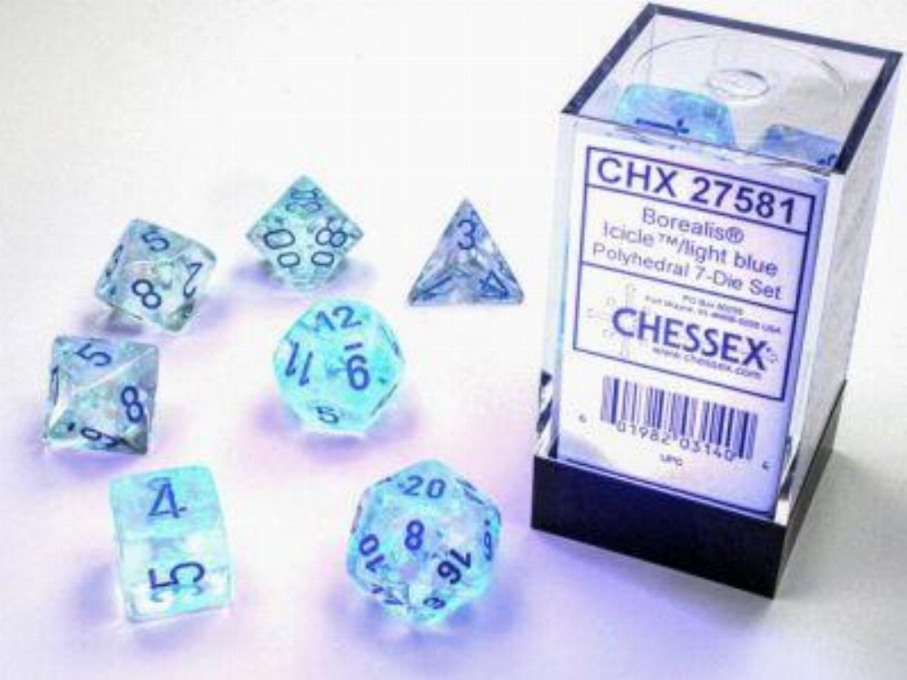 7Poly: Borealis Icicle/Light Blue Luminary