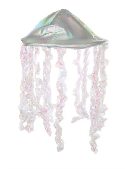 Holographic Jellyfish Plush Hat