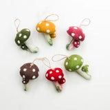 Felt Ornaments: Mushrooms