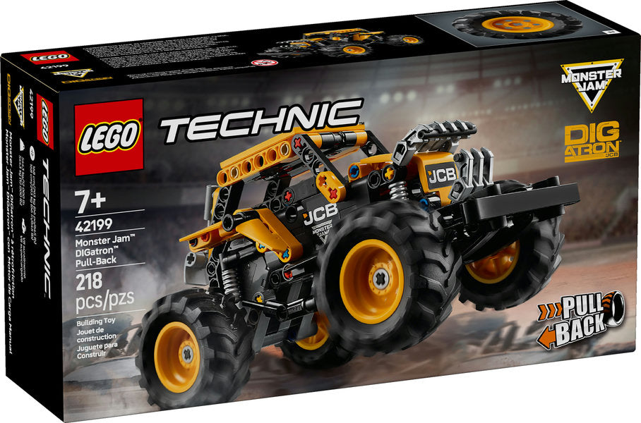 Technic: Monster Jam DIGatron Pull-Back – Calico Toy Shoppe