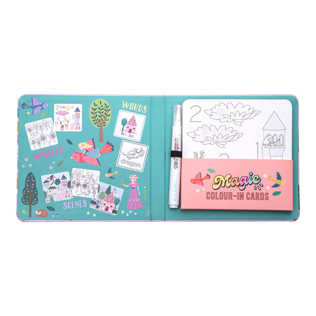 Magic Color-In Cards: Fairy Tale