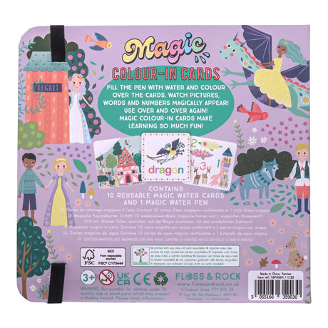 Magic Color-In Cards: Fairy Tale