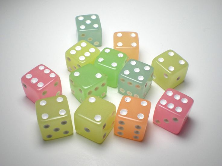 DICE: 16MM Glow Dice