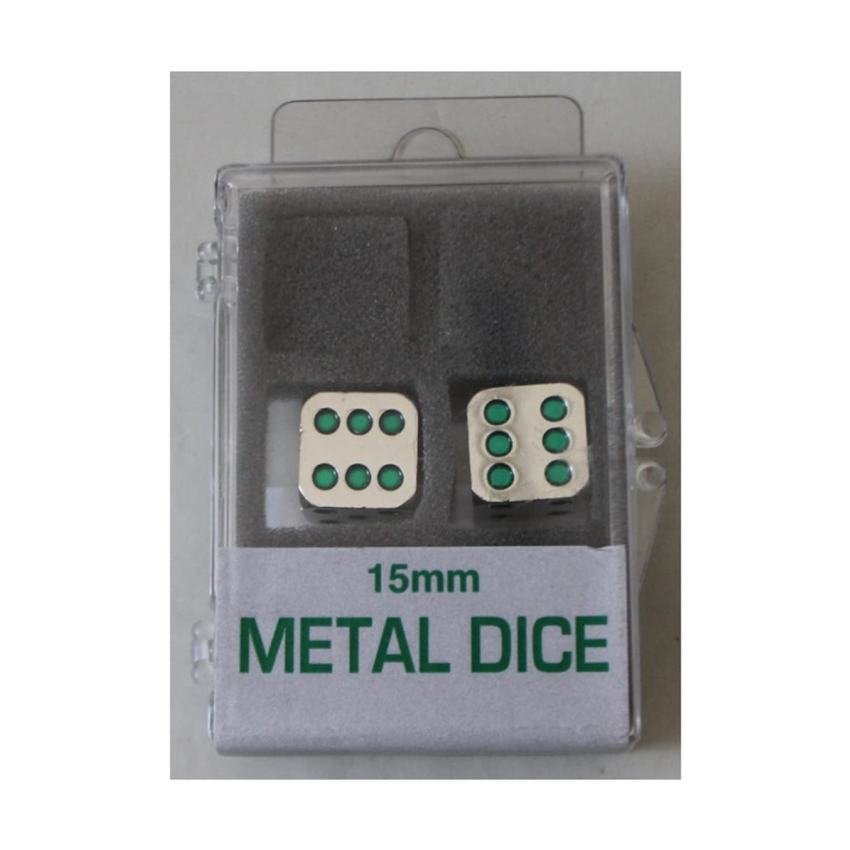 Metal Dice Boxed Pair