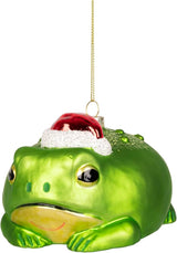 Grumpy Frog Ornament