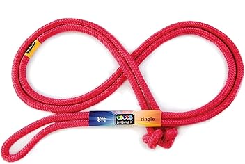 8' Rainbow Jump Rope: Red