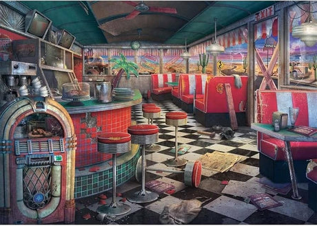 1000pc Abandoned: Decaying Diner