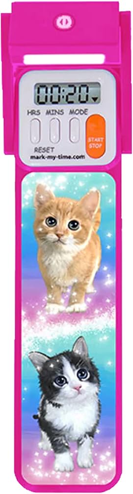 Mark My Time: 3D Animal Bookmark Kitten