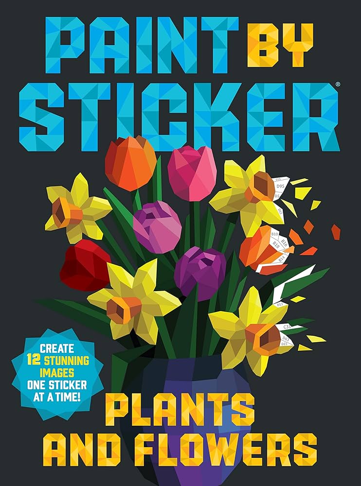 Paint By Stickers: Flowers