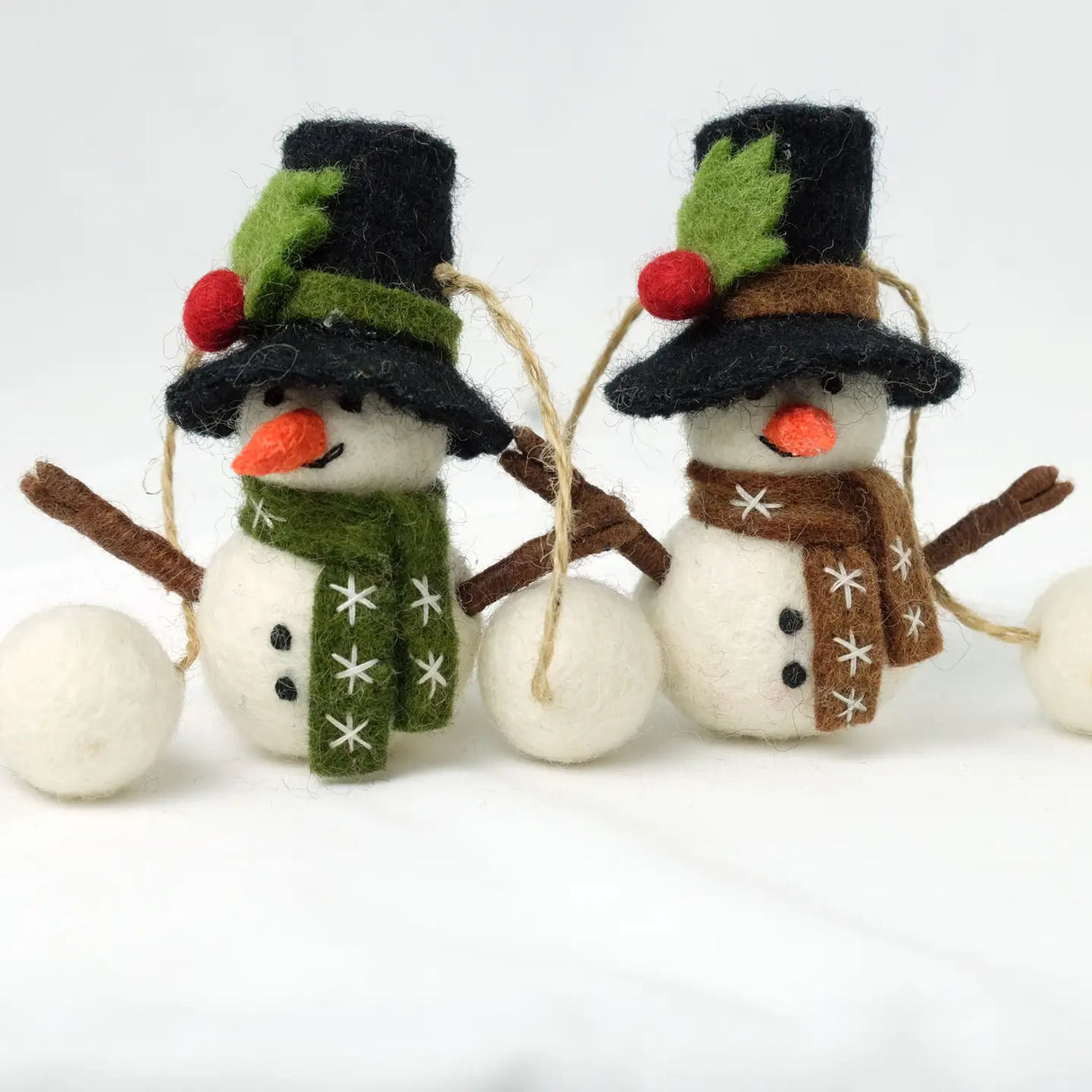 Garland: Snowman Felt