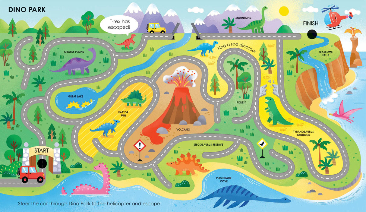 Fingertrail Dino Mazes