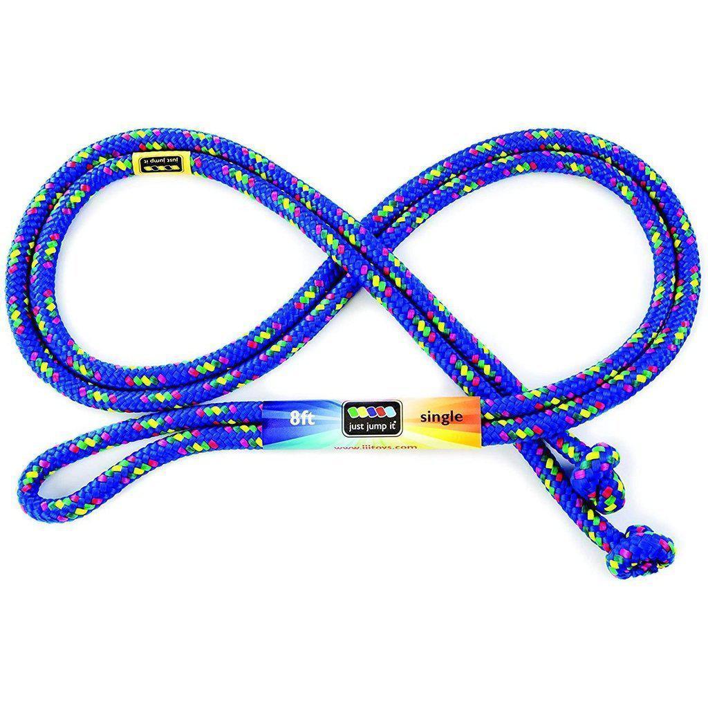 8' Confetti Jump Rope Blue