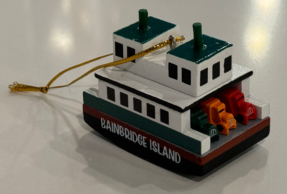 Mini wood Ferry W/ Car