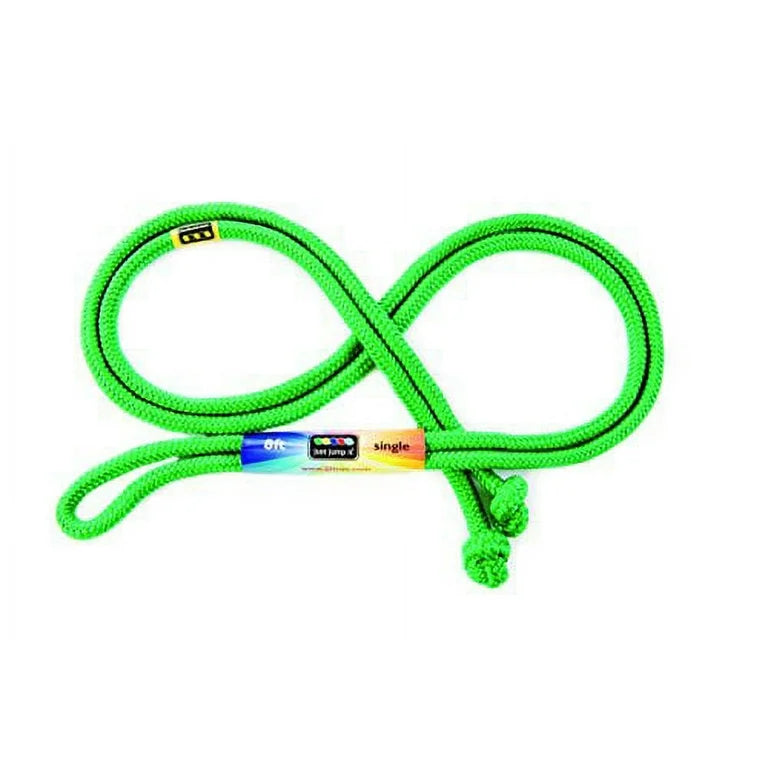 8' Rainbow Jump Rope: Green