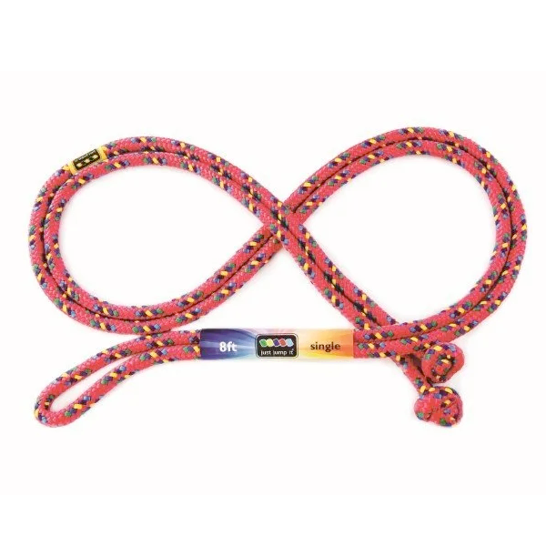 8' Confetti Jump Rope Red