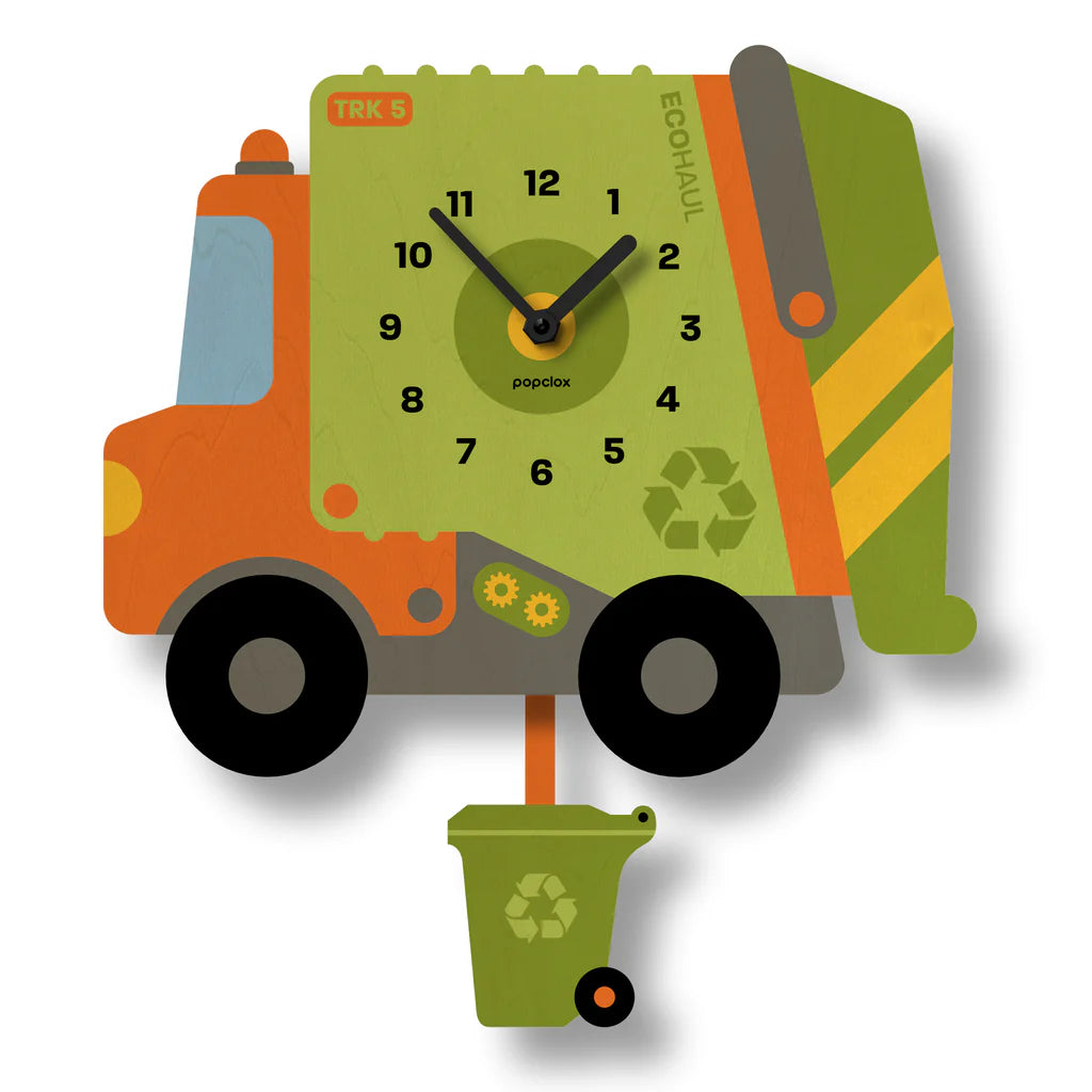 Wall Clock: Garbage Truck