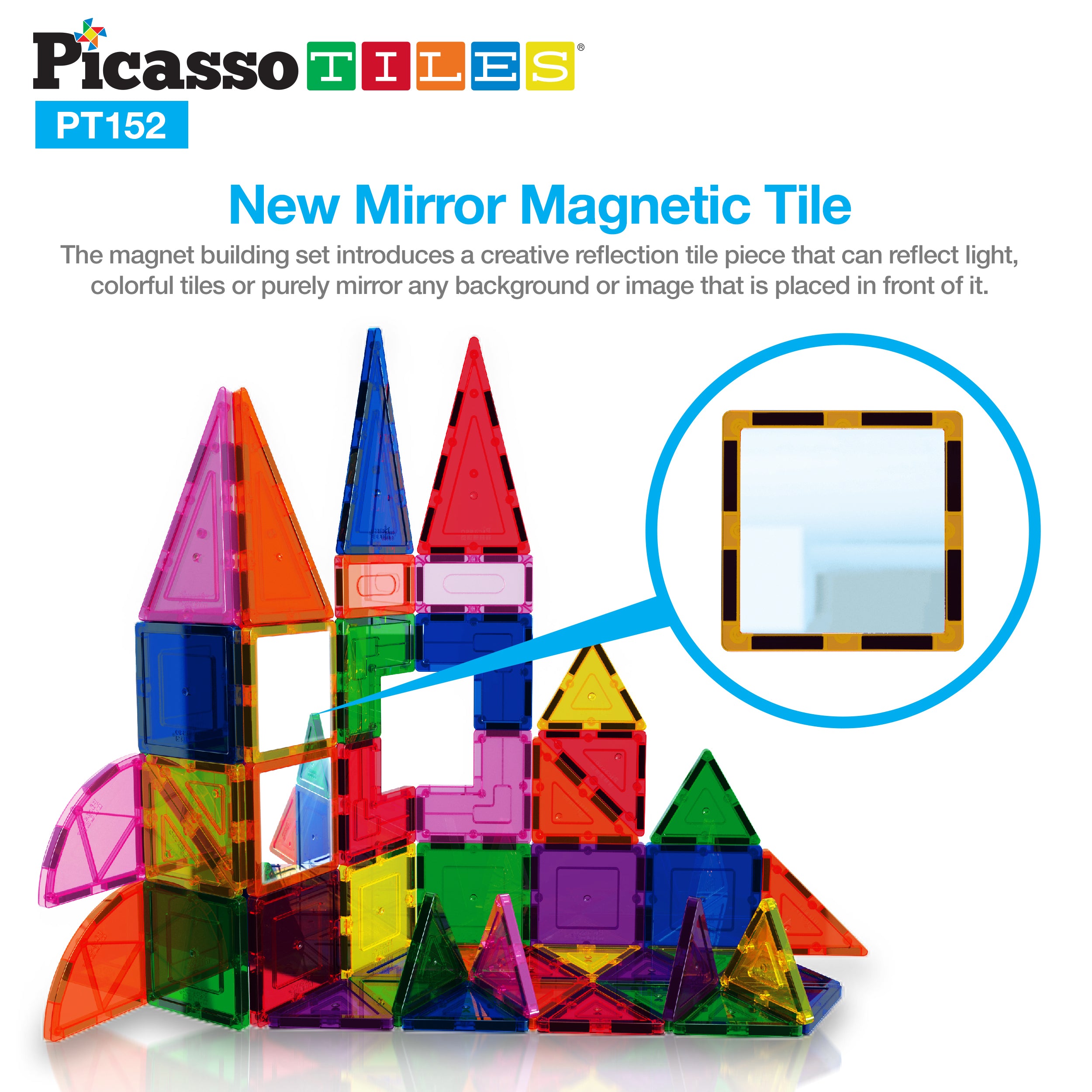 Picasso Tiles: 152pc Set – Calico Toy Shoppe