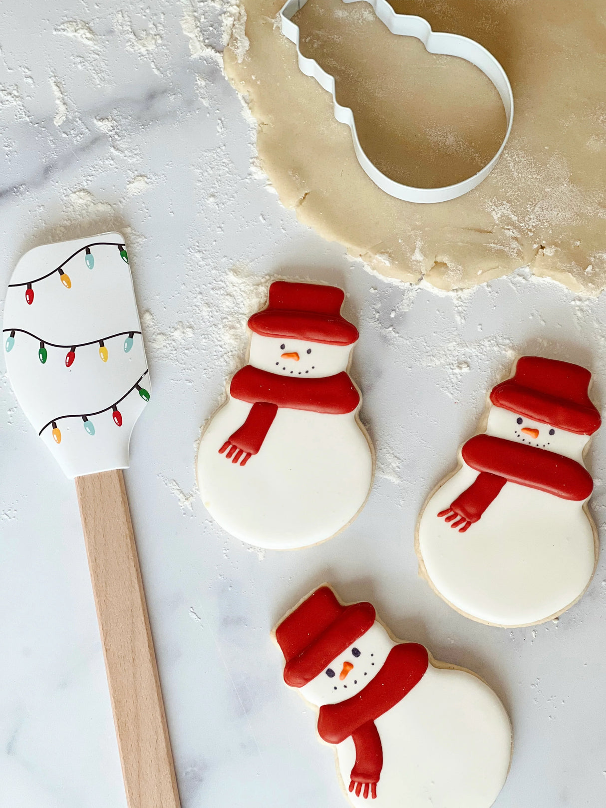 Winter Wonderland Snowman Cookie Cutter Set with Spatula