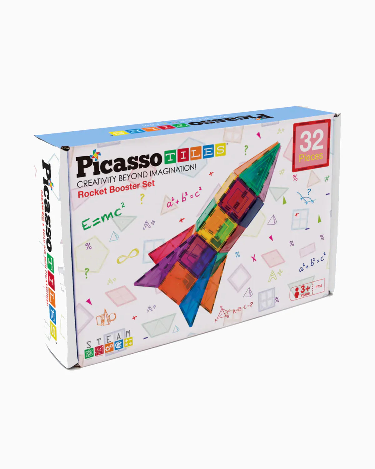 Picasso Tiles: 32pc Rocket Booster Set