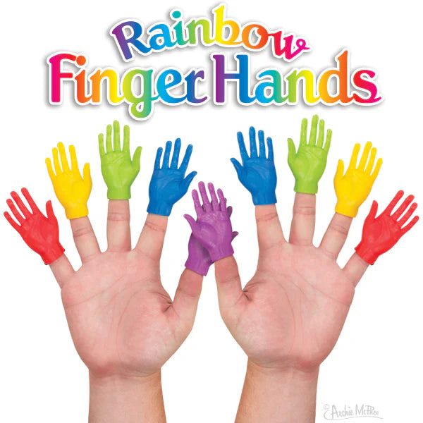 Finger Hands Rainbow*