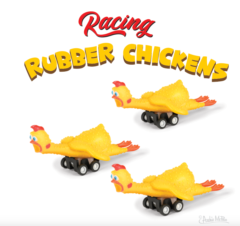 Racing Rubber Chickens