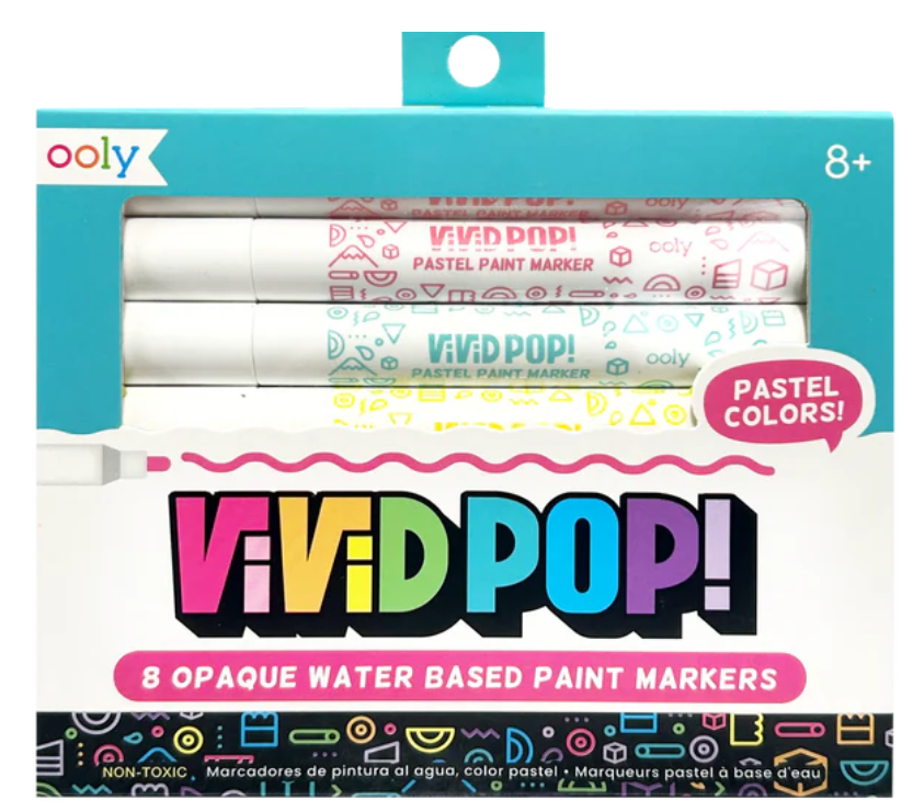 Vivid Pop! Paint Markers Pastel Colors