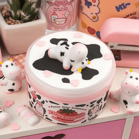 Kawaii Slime: Straw-Dairy Cow