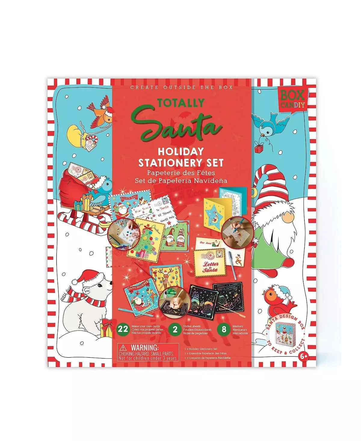 Totally Santa Holiday Stationary Set