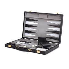 Backgammon Black/Grey 15"