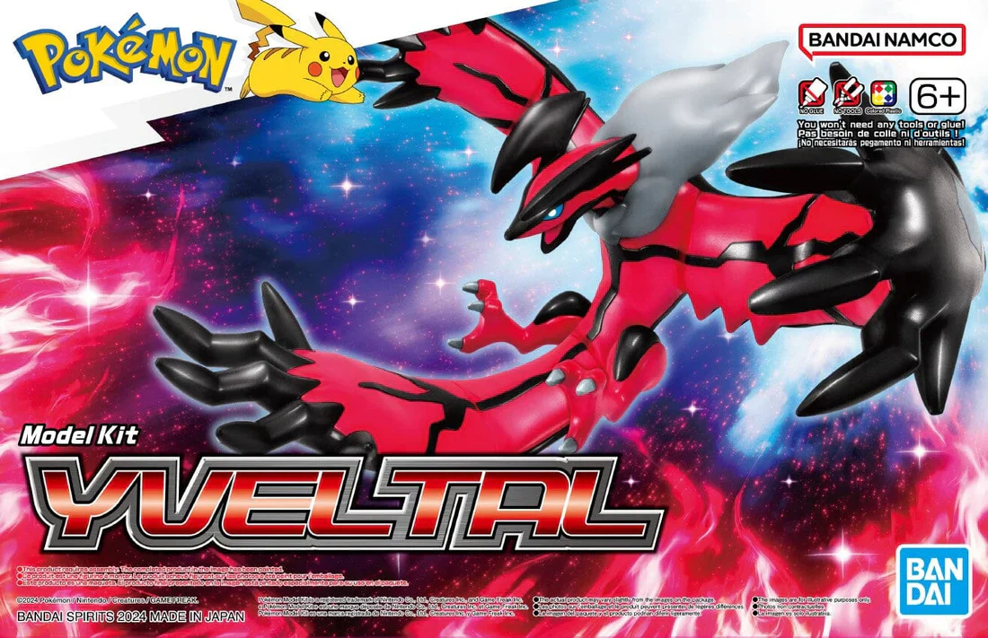 Bondai Pokemon Figure Model Kit: Yveltal