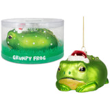 Grumpy Frog Ornament