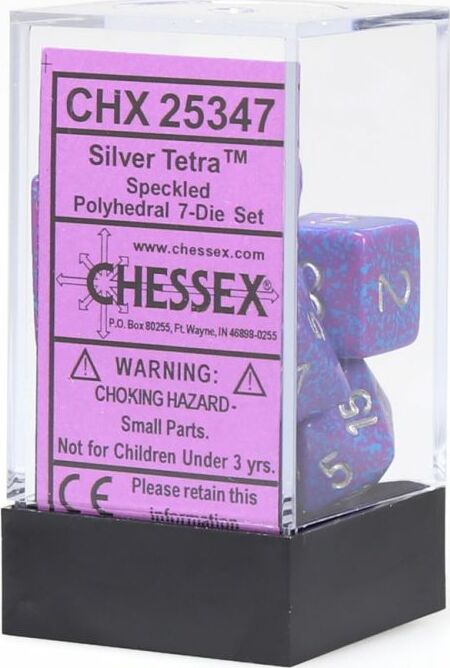 7-Set Cube Speckled Silver Tetra
