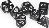 7-Set Cube Opaque Black with White
