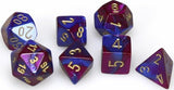 7-Set Cube Gemini Blue and Purple with Gold