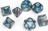 7-Set Cube Gemini Steel and Teal with White