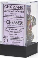 7-Set Cube Festive Carousel with White