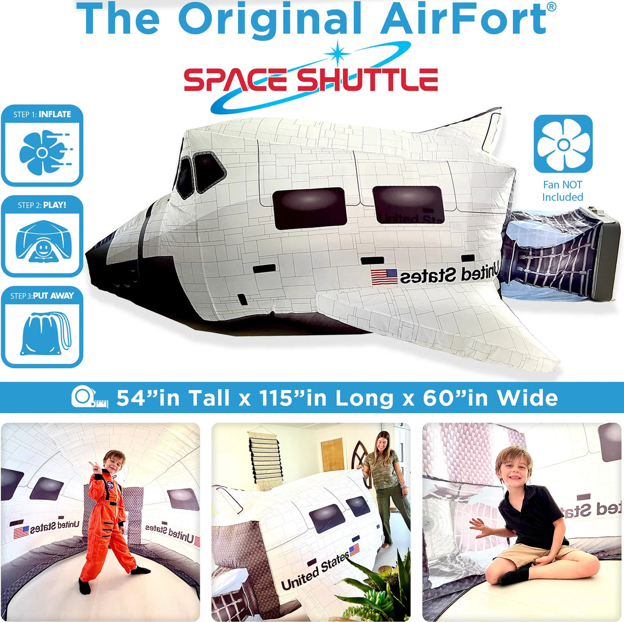 The Original AirFort - USA Space Shuttle