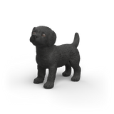 Black Lab Puppy Figure