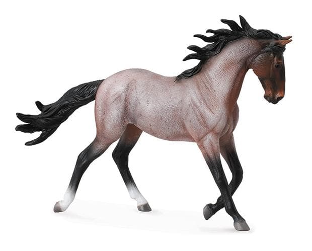 Western Horse: Bay Roan Mustang Mare
