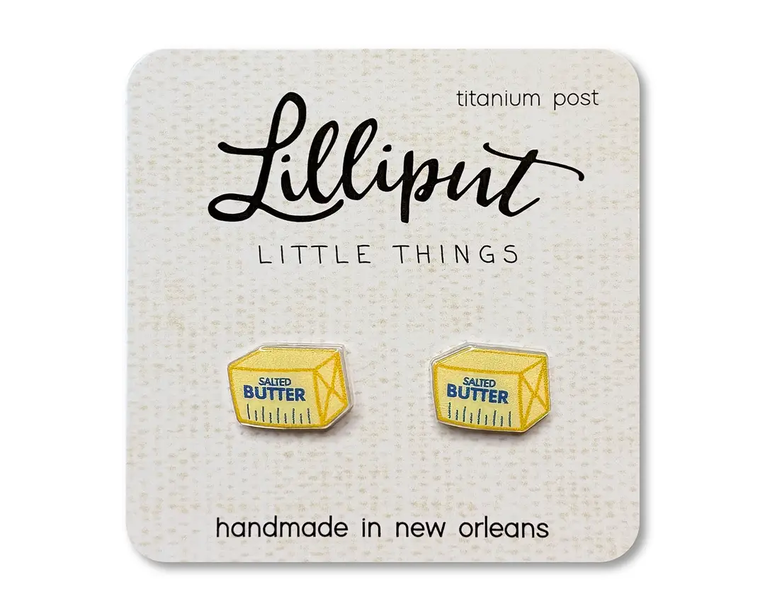 Lilliput Earrings: Butter
