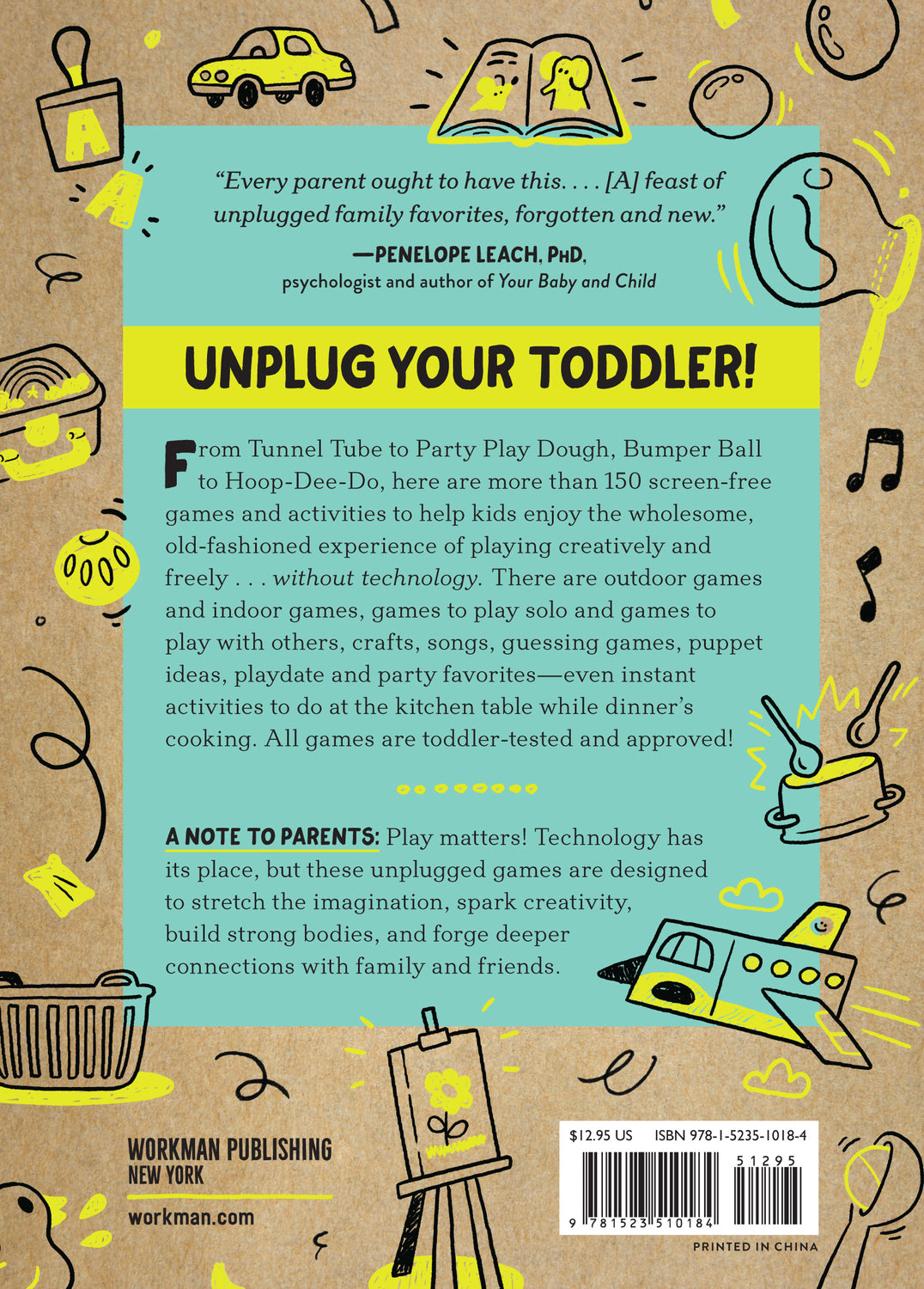 Unplugged Play: Toddler: 155 Activities & Games for Ages 1-2