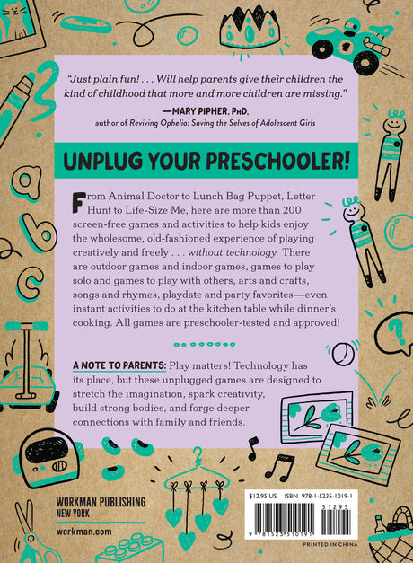 Unplugged Play: Preschool: 233 Activities & Games for Ages 3-5