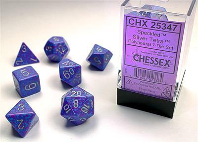 Speckled® Polyhedral Silver Tetra™ 7-Die Set