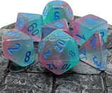 Gemini® Polyhedral Gel Green-Pink/blue Luminary™ 7-Die Set