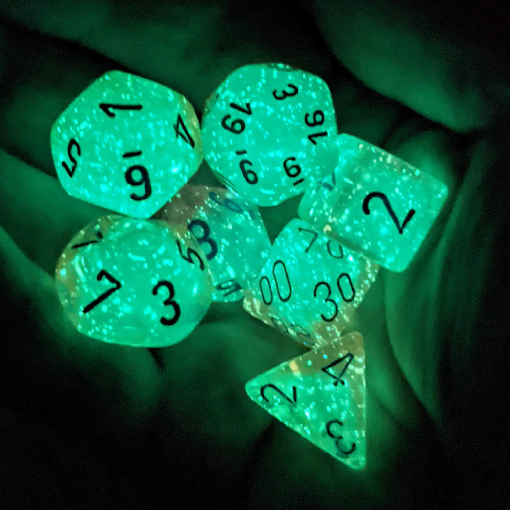 Gemini® Polyhedral Gel Green-Pink/blue Luminary™ 7-Die Set