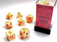 Festive® Polyhedral Sunburst™/red 7-Die Set