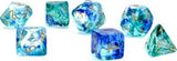Nebula® Polyhedral Oceanic™/gold Luminary™ 7-Die Set