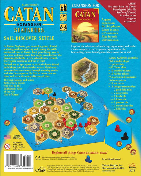 CATAN: Seafarers Game Expansion