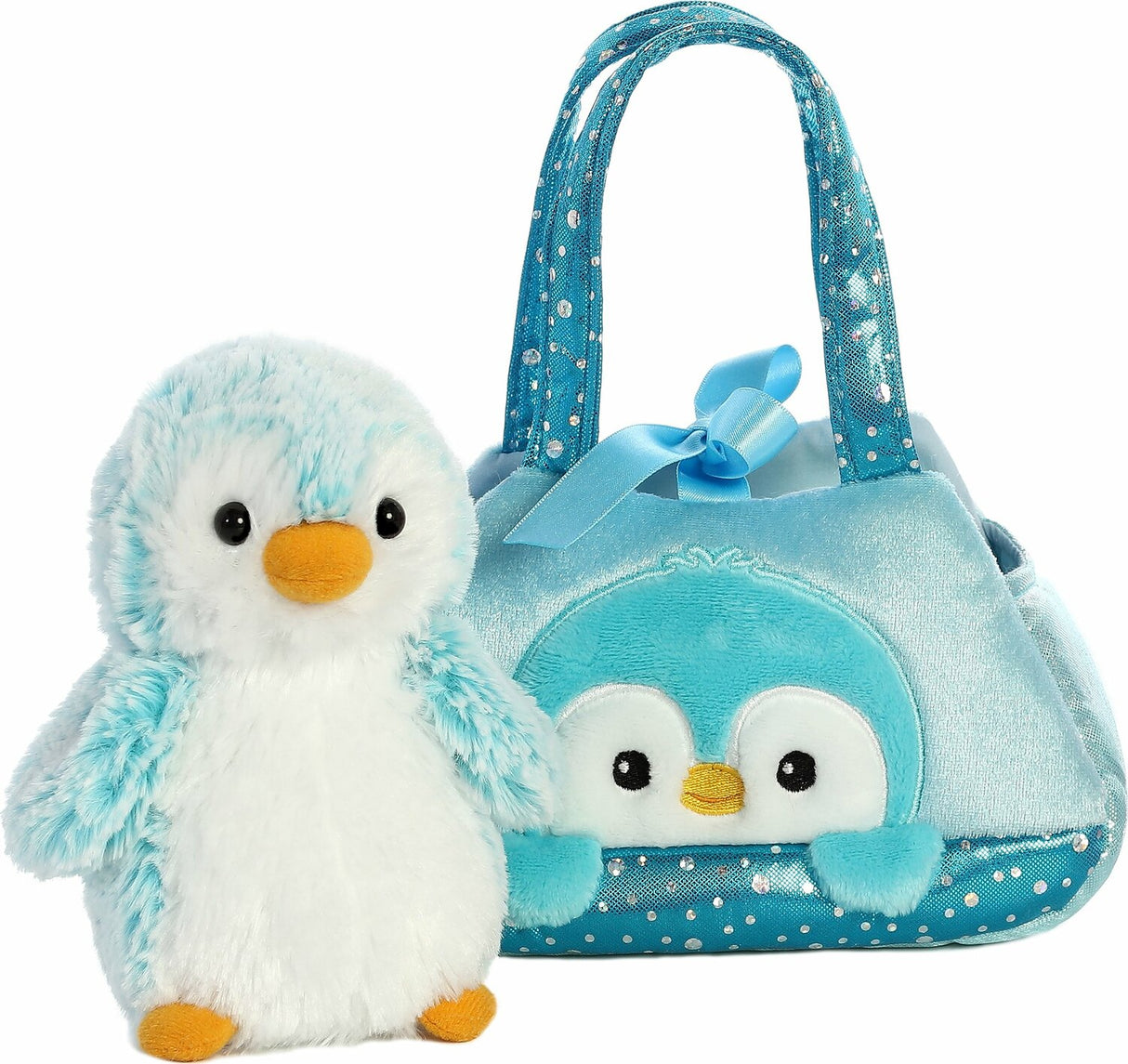 Aurora Fancy Pals  7" Pompom Blue