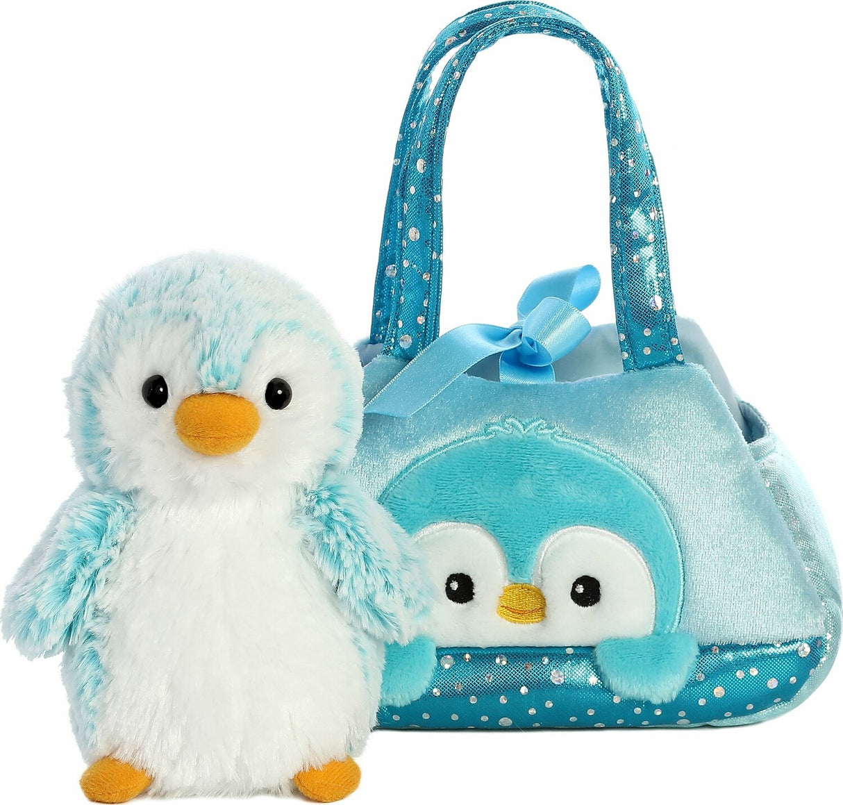 Aurora Fancy Pals  7" Pompom Blue